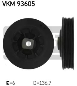 Ременный шкив SKF VKM 93605